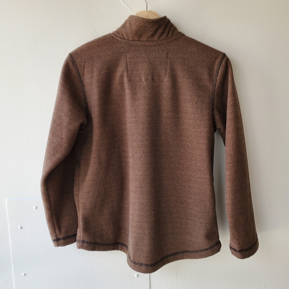 Powder River Full Zip Jacket Youth L Brown - Picture 8 of 12